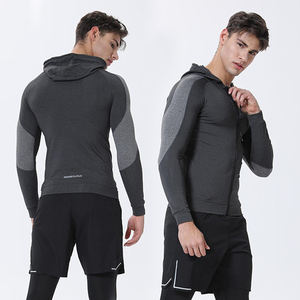 Offre Spéciale gym-t-shirt chemise coupe longue oem gym shirt conçu pour le contrôle de l'humidité et l'utilisation de performances cardio sportswear hommes - Product Image 2