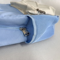 Sac à dos scolaire durable bicolore avec panneau dorsal rembourré et compartiment principal à double fermeture éclair pour enfants, idéal pour les voyages décontractés et les activités de plein air
