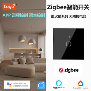 Smart Touch Switch Zigbee Single Wire 86 Standard With Remote Control For Home Automation - Product Image 4