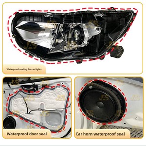 Bande d'étanchéité adhésive thermofusible en caoutchouc butyle pour vitres et pare-brise de véhicules (voiture/VR/camion/navire) - Noir/Gris - Product Image 6
