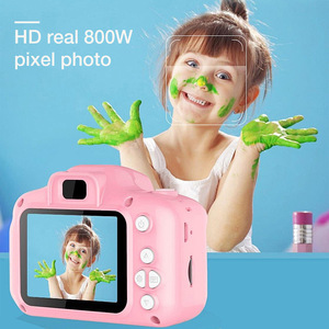 Çocuk şarj edilebilir Mini dijital kamera HD 2.0 inç karikatür sevimli çocuklar açık su geçirmez fotoğraf oyuncaklar kamera - Product Image 4