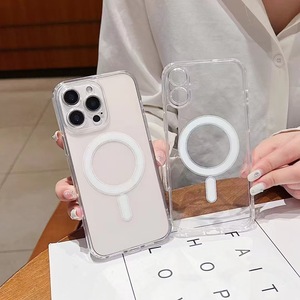 Funda Magnética Transparente de TPU+PC con Cubierta Trasera Nítida al por Mayor para iPhone 15 Pro Max/17/16/15/14/13/12/<span class=keywords><strong>11</strong></span> - Product Image 6