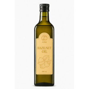 Olio di Nocciole Vergine per Uso Cosmetico e Alimentare, Bottiglia da 500 ml - Product Image 1