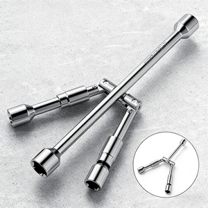 Foldable Cross 4-way <strong>Wrench</strong> Socket for Automobile Tire Maintenance <strong>Wrench</strong> Folding Torque <strong>Set</strong> <strong>Tube</strong> - Product Image 2