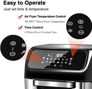 Friteuse à Air multifonction, vente en gros, friteuse à Air commerciale, cuisine numérique, rotative, intelligente, 12l - Product Image 5