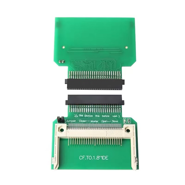 Compact Flash CF to 1.8 Inch IDE 50 Pin Converter Adapter Hard Drive Riser Card Adapter