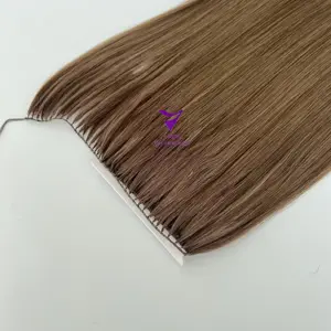 Virgin Bundles in Bulk Hair Extensions Wholesale Hair Vendors Feather Weft 100% Natural 1 Piece Brazilian Hair 10 - 32 Inches
