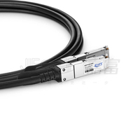 Câble DAC de dérivation 800G OSFP FIN vers 2x400G QSFP112 passif avec blindage tressé/feuilleté pour 5G