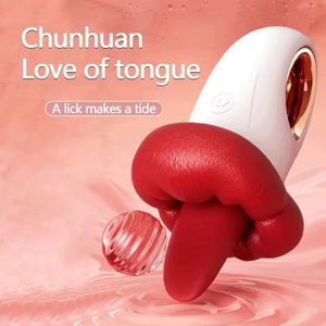 Kovida - Stimulateur de Clitoris et de Mamelon pour Femme - Masseur à Ventouse - Vibrateur à Ventouse Rose - Grande Bouche - Langue Artificielle - Vibrateur - Jouets Sexuels - Product Image 4