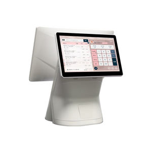 Bonito 8GB RAM Core I3 Terminal de caja registradora Pantalla táctil dual Sistema POS Peluquería de belleza Barato W-indows 7 Android SSD IPS LCD - Product Image 5