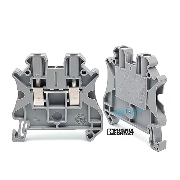 3044076 2,5ยูนิต UK เทอร์มินัลแบบฟีด-ผ่านเทอร์มินัลบล็อกราง DIN แบบสกรู ...