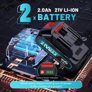 Pistola de Calafateo Profesional Inalámbrica de 20V, Mini, Industrial, de Alta Presión y Potencia, Anti-Goteo, de Plástico y Silicona - Product Image 3