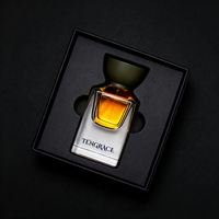 Botol parfum transparan 30ml unik desain cantik botol kaca kosong botol aroma dengan tutup Matte