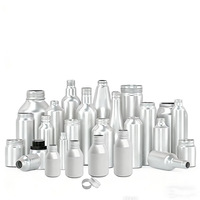 Bouteilles en métal recyclé de qualité alimentaire, classiques, personnalisées, pour boissons, bière, café, eau minérale, contenants de parfum – Vente en gros usine
