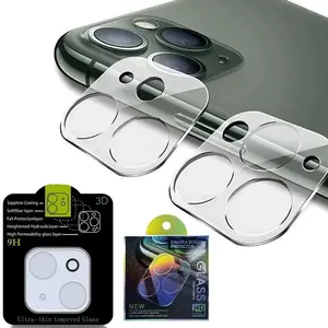 ฟิล์มกระจกเลนส์กล้อง3D สำหรับโทรศัพท์มือถือ, ฟิล์มกระจกป้องกันหน้าจอสำหรับ iPhone 13 11 14 15 Pro Max PLUS Samsung Galaxy S22 ultra