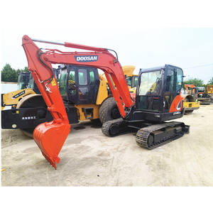 Excavadora de cadenas DOOSAN DX60 9C usada, de alta eficiencia, mini, coreana, 2022, 6 toneladas, DX 60 6T, para transformación de terrenos agrícolas - Product Image 3