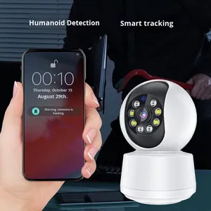 Caméra de Vision nocturne rotative haute définition à 360 degrés capteur CMOS connectivité de téléphone portable pas d'angles morts pour un usage domestique Cloud - Product Image 5