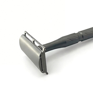 Custom Back Exposed Blade <strong>Razor</strong> 30&deg; Angle Stainless Steel Professional <strong>Double</strong> <strong>Edge</strong> Styling Shaving <strong>Razor</strong> - Product Image 1
