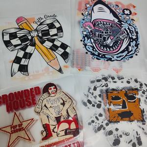 Transferts d'impression <span class=keywords><strong>sur</strong></span> écran de haute qualité personnalisés, transferts DTF, designs prêts à être pressés, transferts thermiques pour t-shirts - Product Image 3