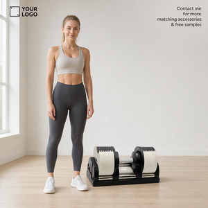 Haltères réglables JOYFIT OEM ODM, haltères portables pour l'entraînement en force avec support pour une utilisation à domicile - Product Image 2