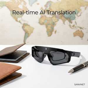 Lunettes de sport intelligentes SNT SOLIS avec caméra 8MP, enregistrement vidéo, lecteur de musique, contrôle par application, lunettes intelligentes IA 2026 - Product Image 5