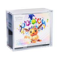 Support vertical magnétique robuste en acrylique transparent, moderne et écologique, pour boîtes ETB, Booster, UPC, SPC et Elite Trainer Box