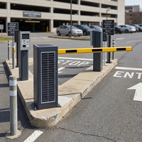 Barrera de Estacionamiento Solar LPR/ALPR con Control Remoto, Barrera de Peaje para Sistemas de Estacionamiento