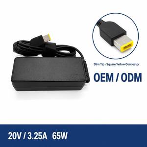 <span class=keywords><strong>Chargeur</strong></span> d'ordinateur portable fin 65W 20V 3.25A pour <span class=keywords><strong>Lenovo</strong></span> ThinkPad T440 T450 T460 T470 T480 <span class=keywords><strong>X1</strong></span> <span class=keywords><strong>Carbon</strong></span> Adaptateur ADLX65NDC3A - Product Image 1