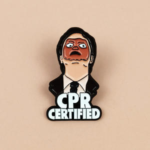 Épinglette en émail certifiée RCP, mème médical amusant, broche pour les professionnels de la santé, épinglette de revers pour infirmière, EMT, décoration de sac à dos, cadeau - Product Image 2