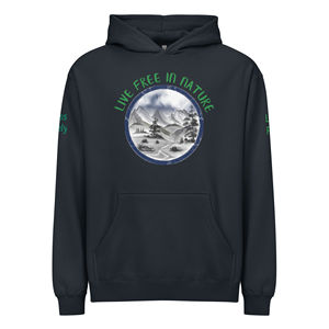 Felpa con Cappuccio Pesante Antirughe da Uomo, Stile Streetwear, Ricamata e Stampata, Peso 500g - Product Image 1