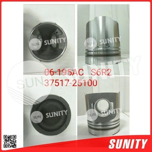 TAIWAN SUNITY S6B3 Ensemble de pistons diesel OEM 34A17-00400 Diamètre 135 mm 6 cylindres 4 temps Haute efficacité Hors-bord ISO9001 - Product Image 4