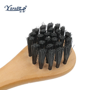 Yinste <b>Shoe</b> Brush Wooden Handle Nylon Bristles For Cleaning <b>Shoes</b> - Product Image 2