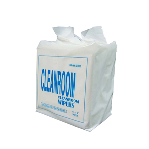 Toallitas de papel industriales de limpieza no tejidas Spunlace de poliéster de celulosa para sala limpia para oblea - Product Image 2