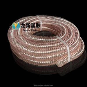 <span class=keywords><strong>Tuyau</strong></span> flexible en polyuréthane PU avec fil en acier inoxydable, <span class=keywords><strong>tuyau</strong></span> transparent de 25 à 200 mm pour le transfert d'air - Product Image 5