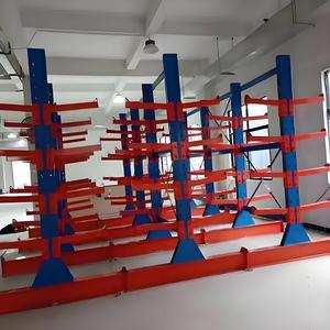 رف مستودع صناعي لأنابيب الصلب للخدمة الشاقة مع تشطيب طلاء عمودي لمسحوق التخزين - Product Image 4