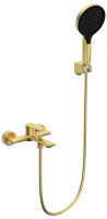 Mitigeur de baignoire contemporain en laiton avec robinets thermostatiques et jet doux pour la maison, l'hôtel, la salle de bain, ensemble de douche