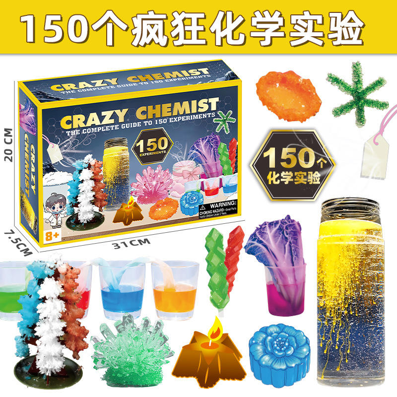 Kit d'expériences chimiques - 150 expériences folles