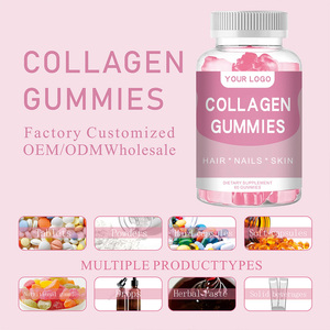 סוכריות גומי קולגן OEM/ODM עם ויטמין C, אבץ וביוטין, פפטידי קולגן שעברו הידרוליזה, 60 יחידות, לתמיכה באנרגיה למבוגרים - Product Image 2