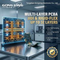 Service d'assemblage de cartes PCBA multicouches HDI rigides-flexibles jusqu'à 32 couches, approvisionnement BOM, kit IC, assemblage PCBA EMS OEM