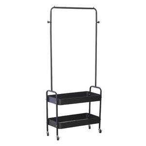 Porte-<span class=keywords><strong>manteau</strong></span> vertical en bambou personnalisé pour chambre à coucher, support de rangement amovible - Product Image 5