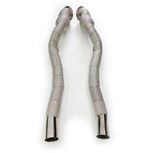 Venta caliente de fábrica para <span class=keywords><strong>Ferrari</strong></span> <span class=keywords><strong>FF</strong></span> F12 812 escape de titanio gato bajante trasero - Product Image 5