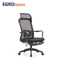 Chaise de bureau ergonomique pivotante confortable pour personnel, fournisseur EGROspace
