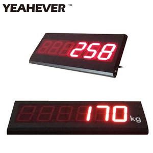 विज्ञापन प्रदर्शन वजन इलेक्ट्रॉनिक ट्रक पैमाने HY-BD रंगीन क्रेन प्रदर्शन बड़ा टोक़ ट्रांसड्यूसर स्क्रीन चीन में किए गए - Product Image 4