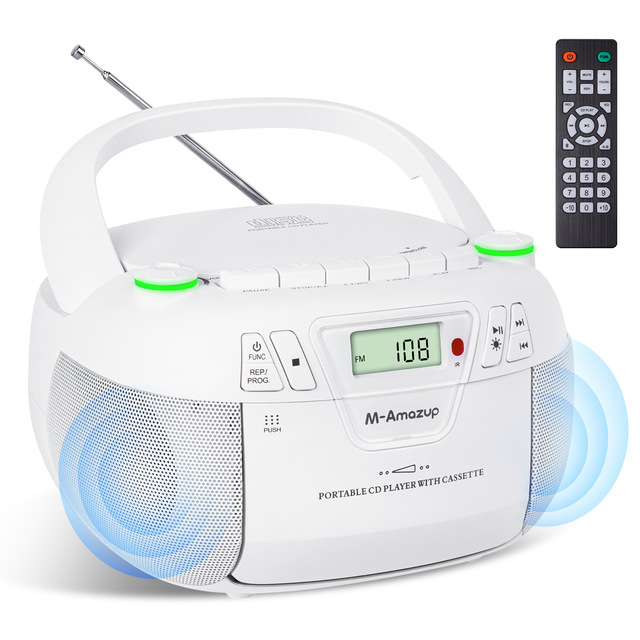 Cross-border Portable Multifunctional for CD Player with Remote Control and Display USB AM/FM Recording Function