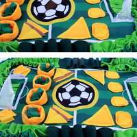Alfombra Olfativa Grande para Perros, Diseño de Balón de Fútbol, para Alimentación Lenta y Alivio del Estrés
