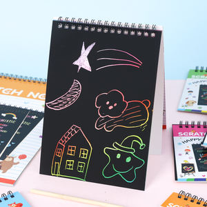 Carta Magica Arcobaleno Personalizzabile con Logo, Bestseller all'Ingrosso, Arte da Grattare per Bambini, Giocattoli e Giochi per Ragazze e <span class=keywords><strong>Ragazzi</strong></span>, Libro da Grattare - Product Image 4