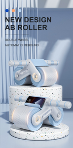 Latihan Rol Roda Pelatih Perut Otomatis dengan Dukungan Siku Roda Latihan Inti untuk Roda Penggulung Waktu - Product Image 2