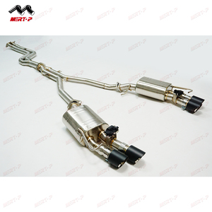 Sistema di Scarico in Acciaio Inox Mertop per BMW <span class=keywords><strong>Z4</strong></span> <span class=keywords><strong>E89</strong></span> 3.0T N54, Modello 2009-2017, 5488-CB, Scudo Termico Argento, Spessore 1,5mm - Product Image 2
