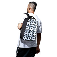 Sac à dos pour ordinateur portable unisexe de haute qualité à motif géométrique en polyester avec fermeture éclair, capacité de 20 à 39 L, personnalisation DIY