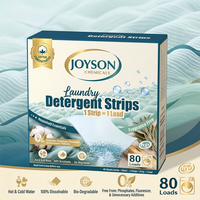 Cartons pliables écologiques personnalisés avec gaufrage et revêtement UV pour l'emballage des bandes de lessive